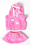 Pink Heart Hoodie